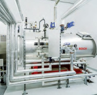 Hybridní parní kotelna Bosch v Mlékárně Stříbro